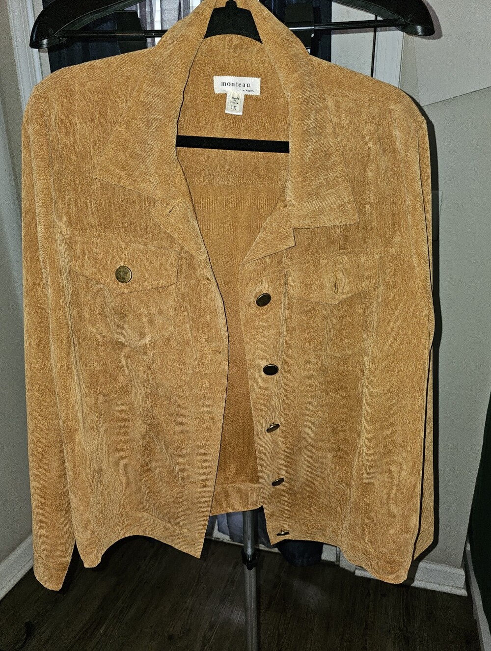 EUC WOMEN'S CORDUROY JACKET SIZE 1X